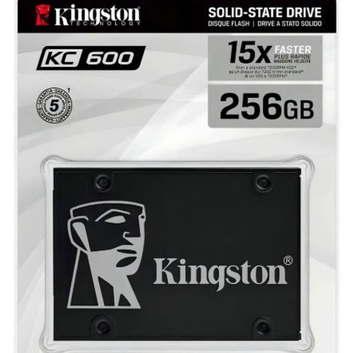 KINGSTON - Unidad SSD Kingston KC600, 256GB