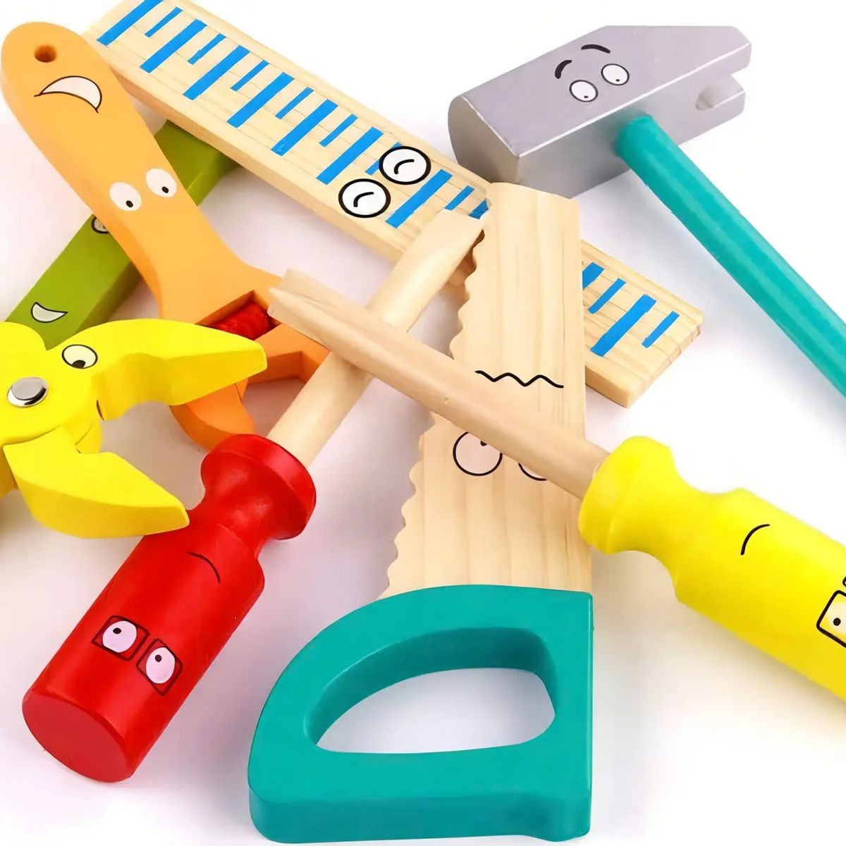 GENERICO - Set de Herramientas Cuperstorecl Caja de Madera Montessori para Niños