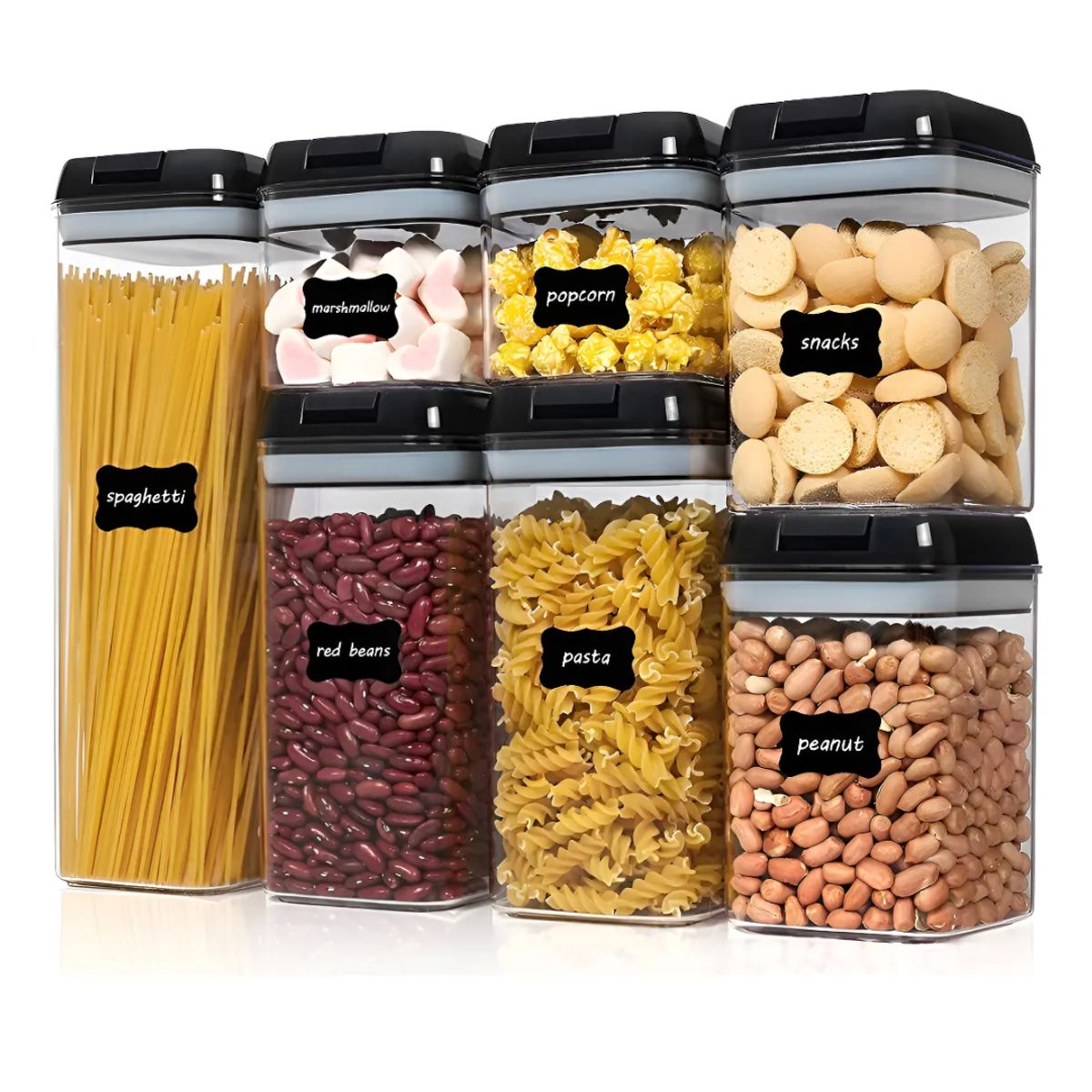 GENERICO - Contenedores De Alimentos Almacenamiento de comida 7pcs