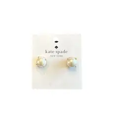 KATE SPADE - Aros Perla Gumdrop Dorados