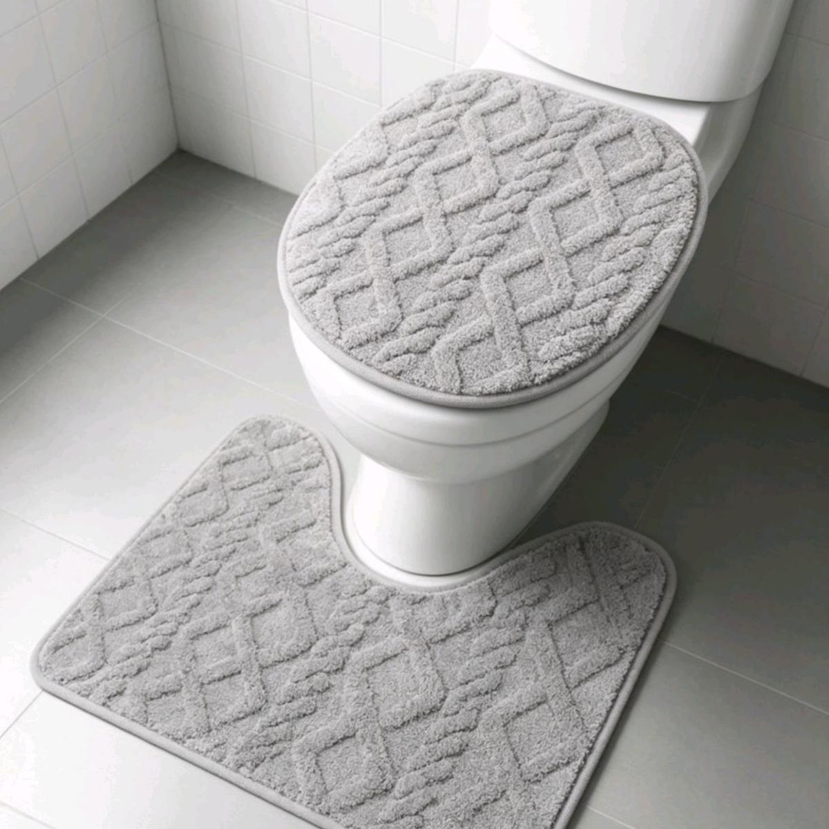 GENERICO - Set de baño texturizado 3 piezas