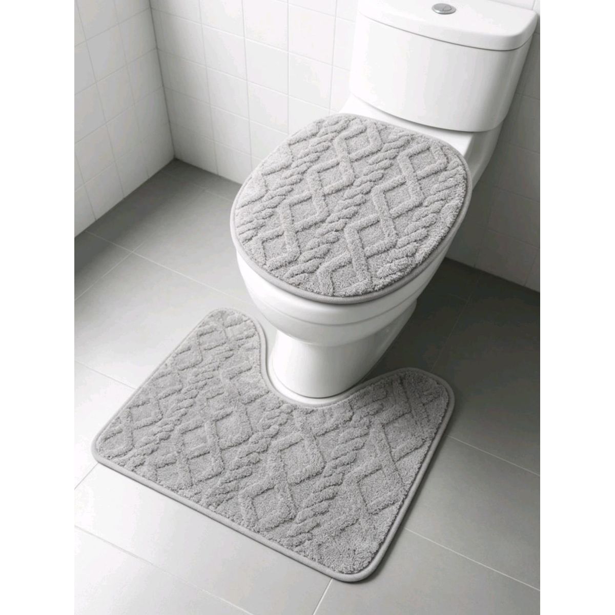 GENERICO - Set de baño texturizado 3 piezas