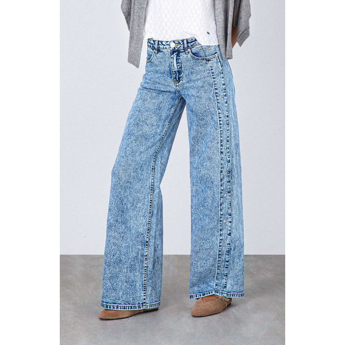 RAINDOOR - Pantalón Franja Estrella Blue Mujer Raindoor