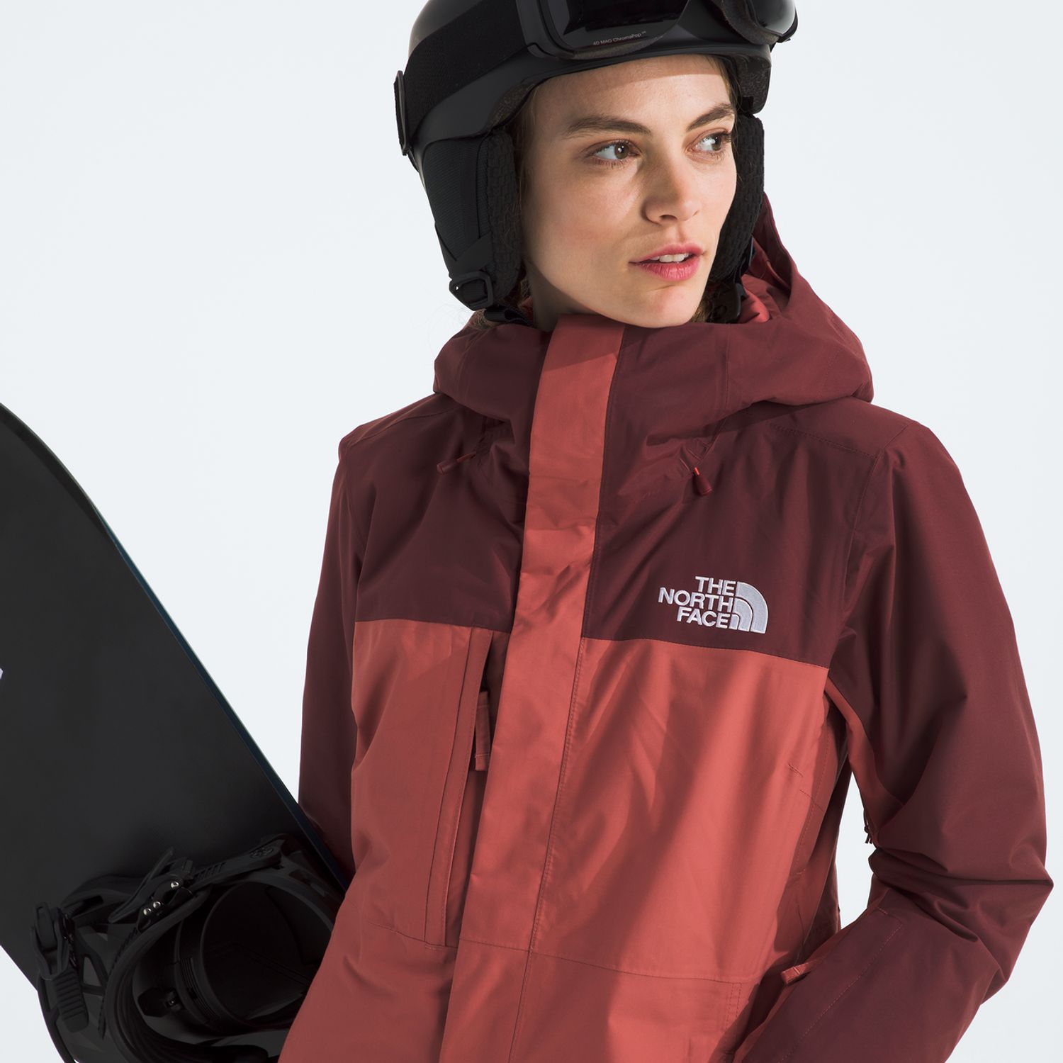 THE NORTH FACE Chaqueta De Nieve Freedom Insulated Mujer Burdeo