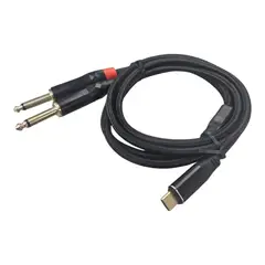 GENERICO - Cable de Audio Tipo C a Plug Jack 6.3
