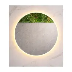 GENERICO - Espejo LED Redondo Sin Marco 70 cm