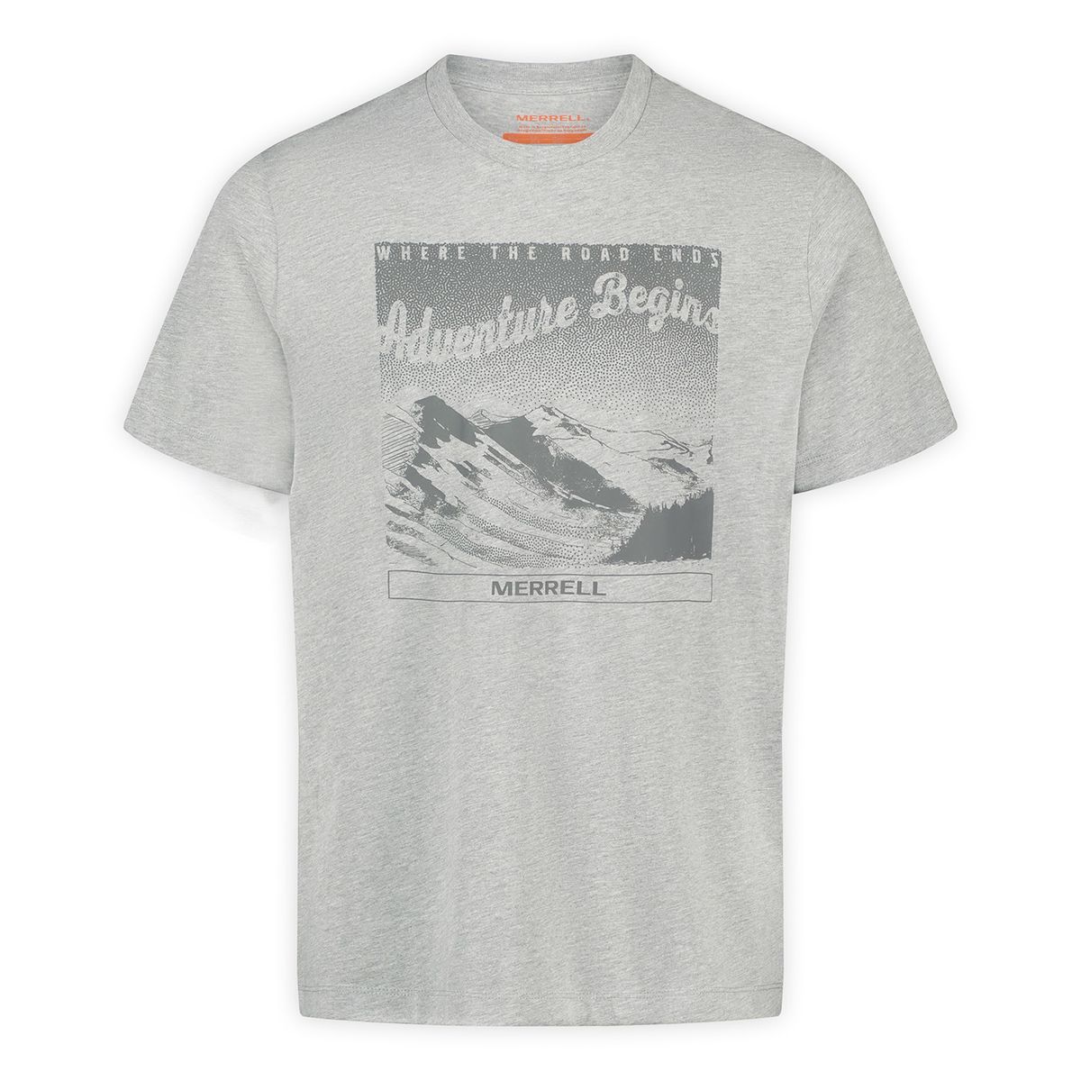 MERRELL - Polera MC Hombre Adventure Gris MERRELL