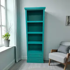 MGR MUEBLES - LIBRERO DE MADERA DE PINO