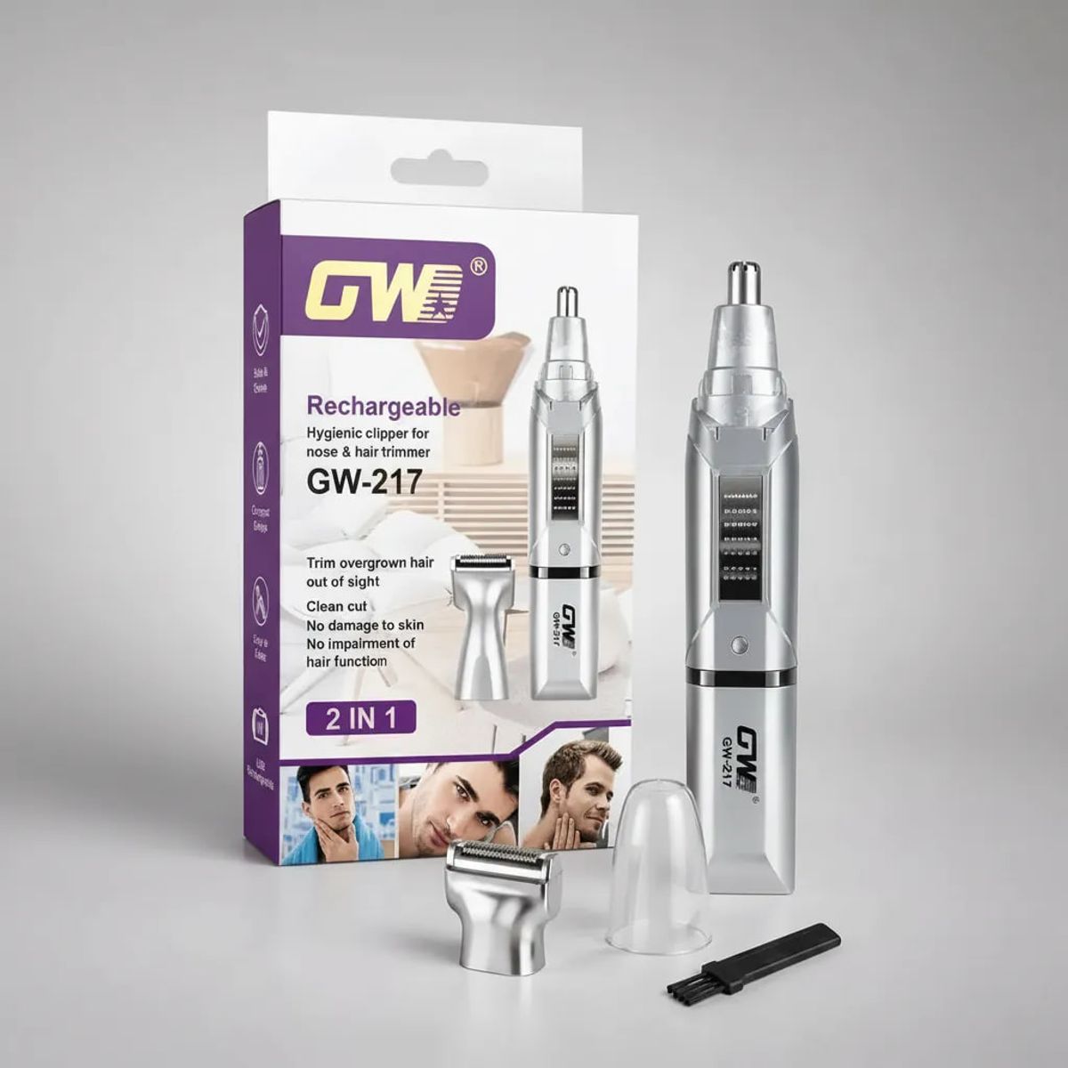 GENERICO - Kit De Aseo Personal Maquina 2 En 1 Recargable
