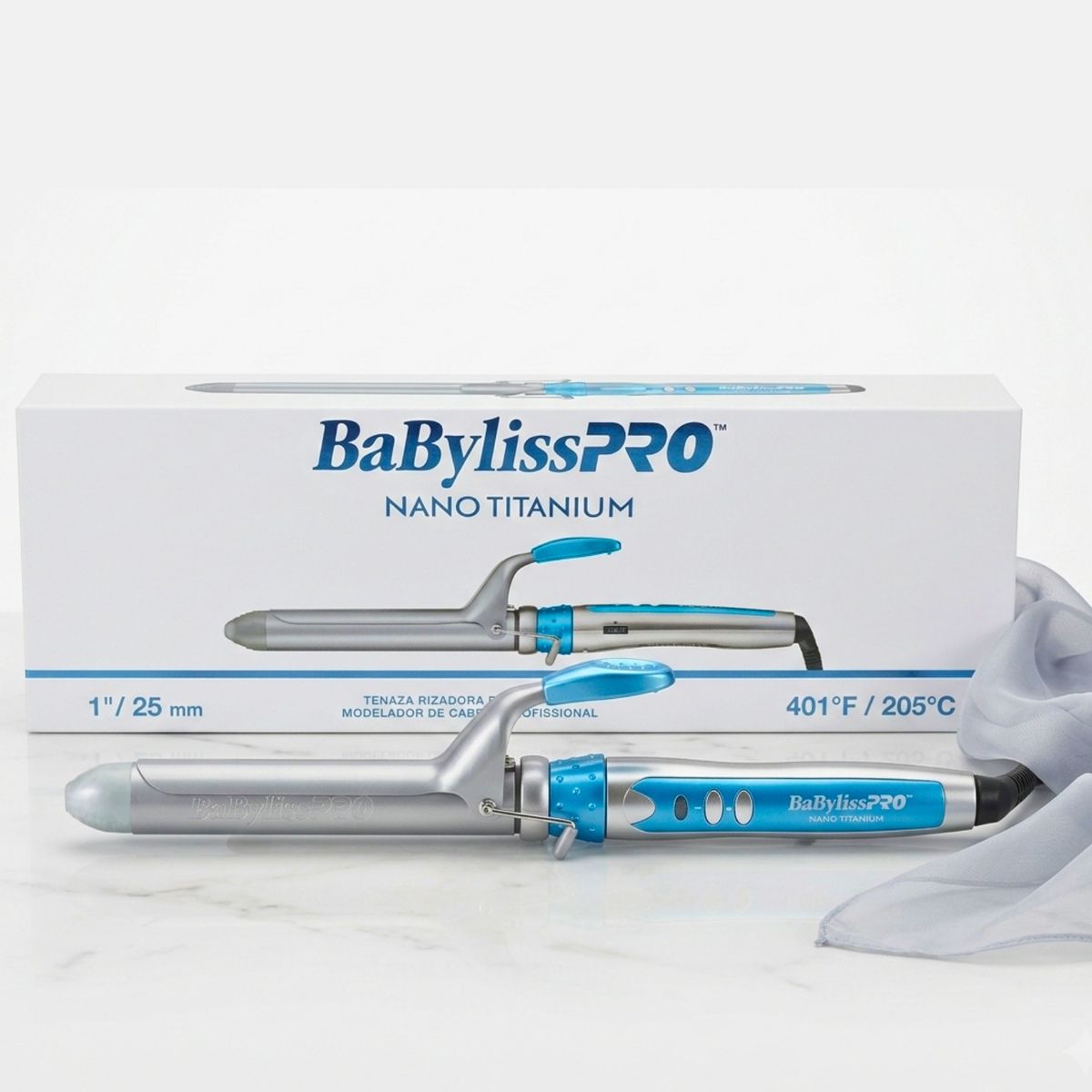 BABYLISS PRO - Ondulador Babylisspro Nano Titanium 25mm