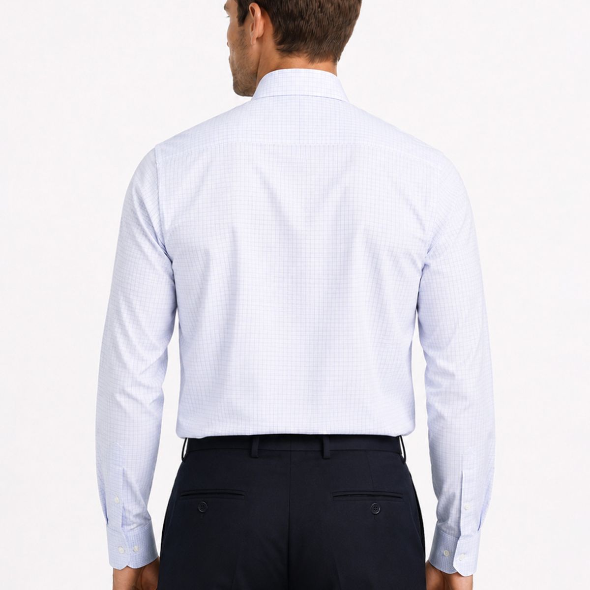 ARROW - Camisa Formal Cuadros Non Iron Tailored Fit Blanco Arrow ARROW