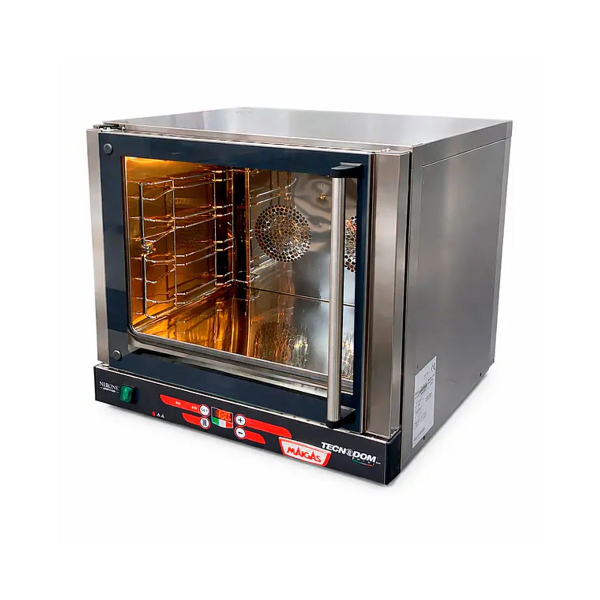 MAIGAS - Horno Convector Italiano Eléctrico 4 Bdjs. TE04D