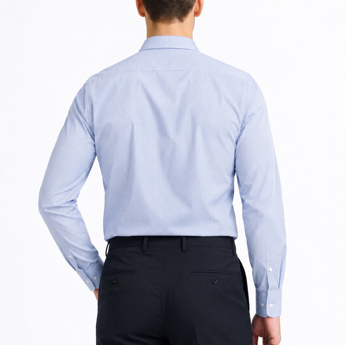 ARROW - Camisa Formal Rayas Non Iron Tailored Fit Azul Arrow ARROW