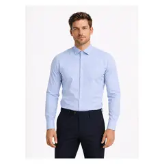ARROW - Camisa Formal Rayas Non Iron Tailored Fit Azul