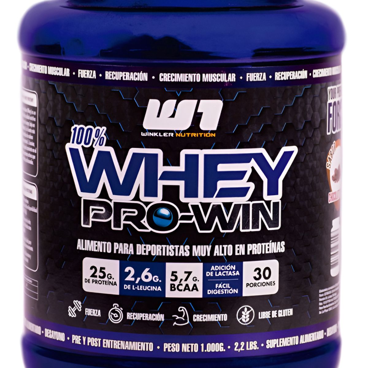 WINKLER NUTRITION - Proteina Whey Pro Win 1 Kg. Winkler Nutrition