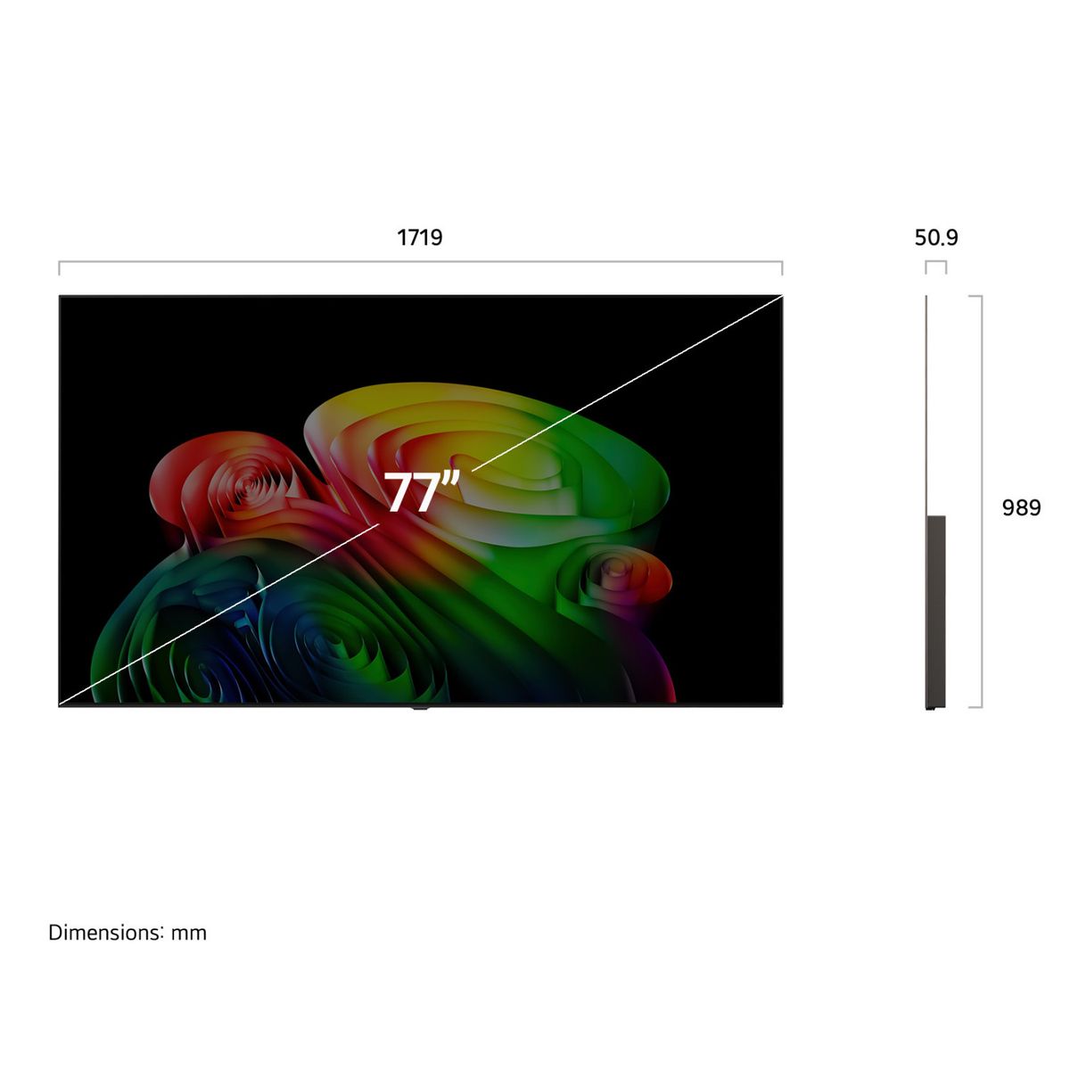 LG - 77 LG OLED AI B6 4K Smart TV 2026