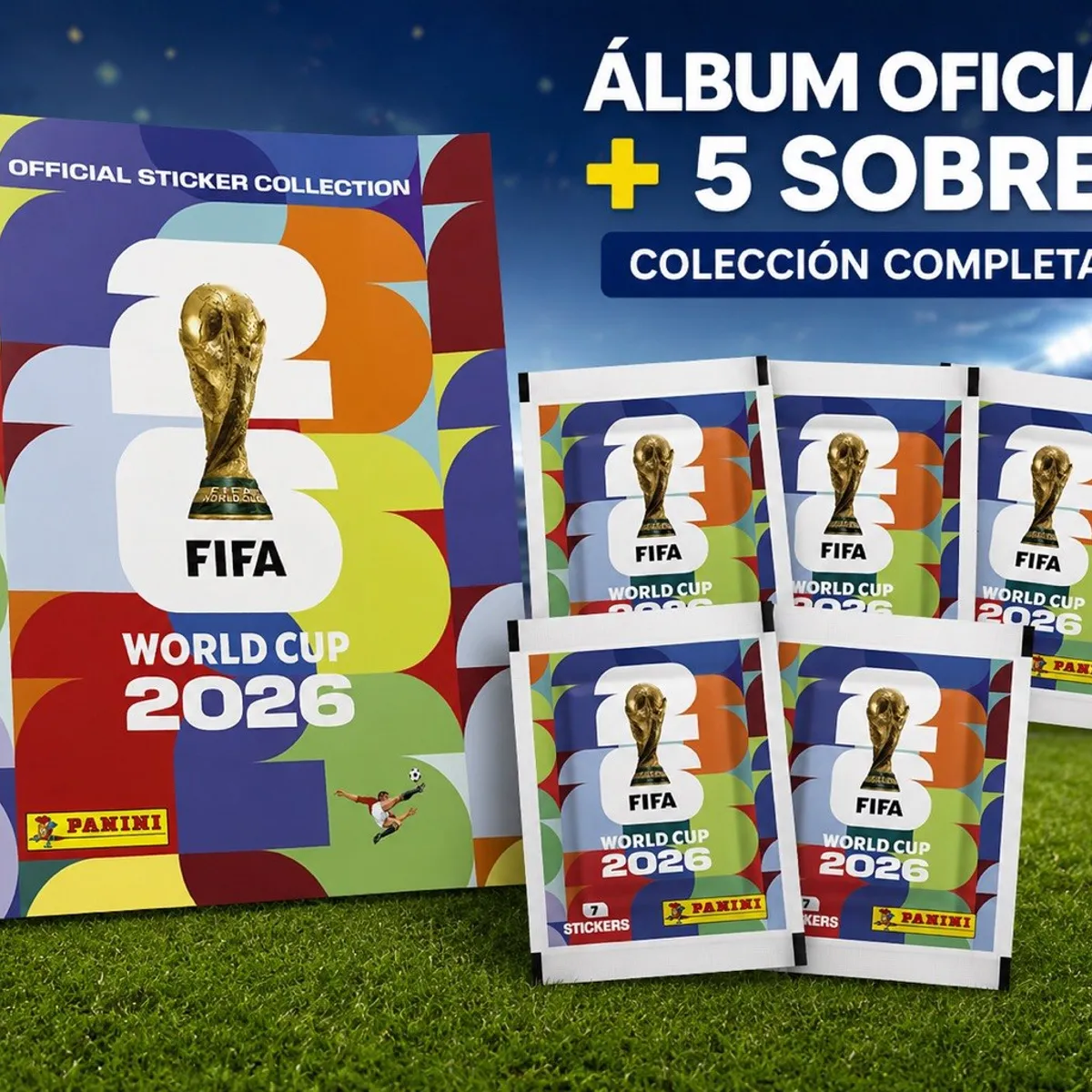 PANINI - Album Mundial 2026 Word Cup Fifa + 5 Sobres Panini