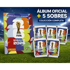 PANINI - Album Mundial 2026 Word Cup Fifa + 5 Sobres