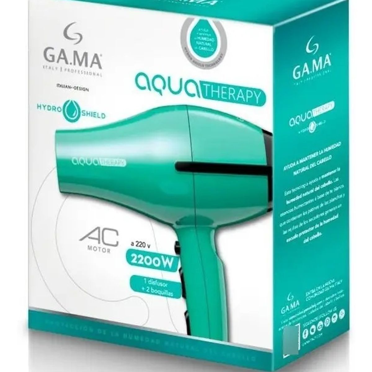 GAMA - Secador Gama Tempo Aqua Therapy