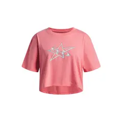 UNDER ARMOUR - Polera M/C Niña G Logo Star Ss Rosado