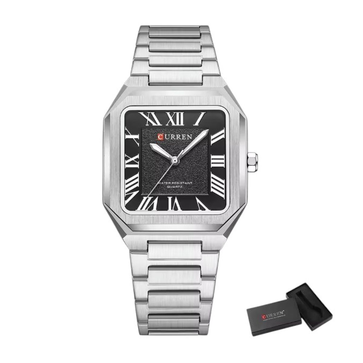 CURREN - Reloj Curren Para Hombre Acero Inoxidable Cuarzo 8482 + Caja