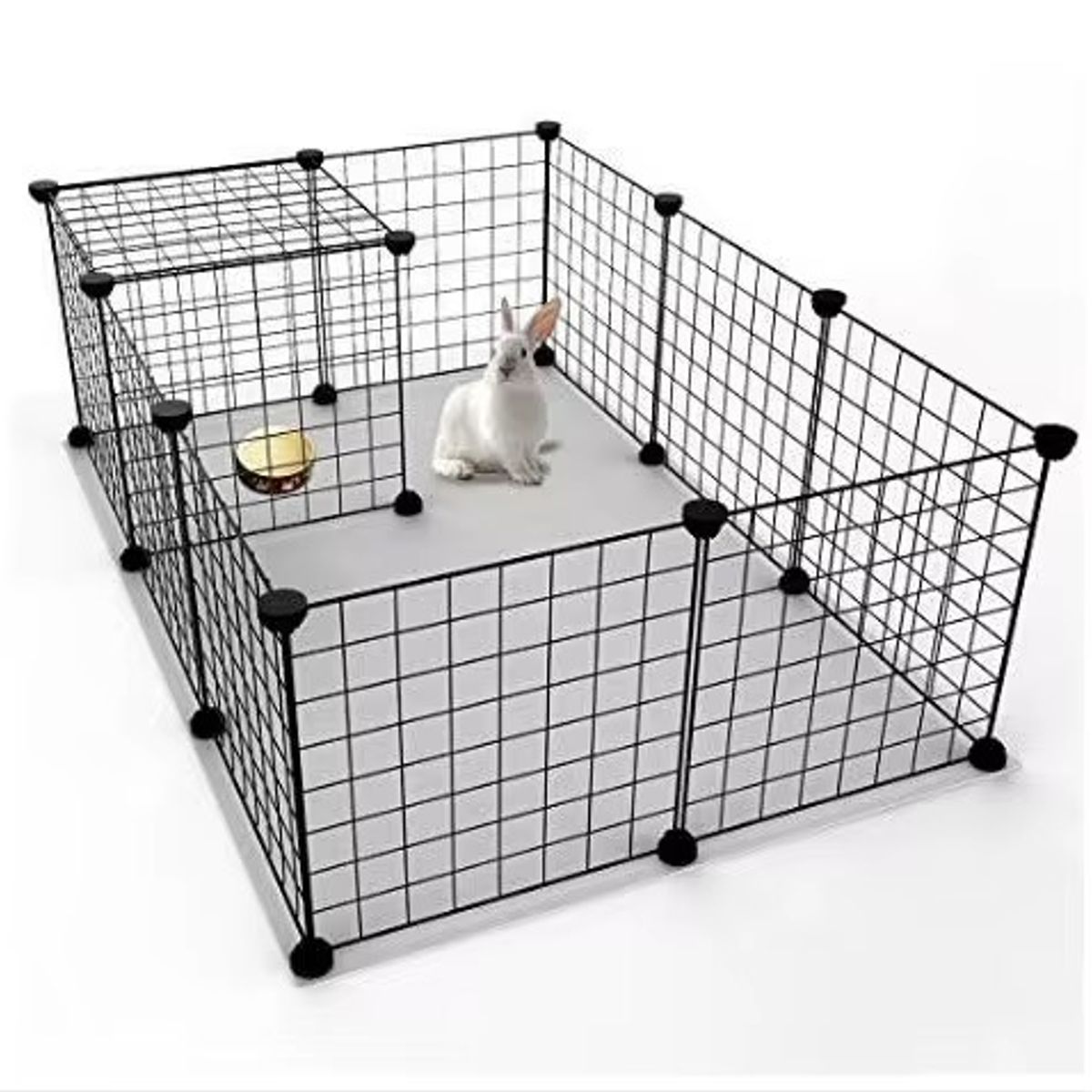GENERICO - Jaula Corral Metálico Modular para Conejos y Cuyes o mascotas