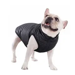 GENERICO - Parka Impermeable para perritas, Acolchada y Liviana - Negra XL