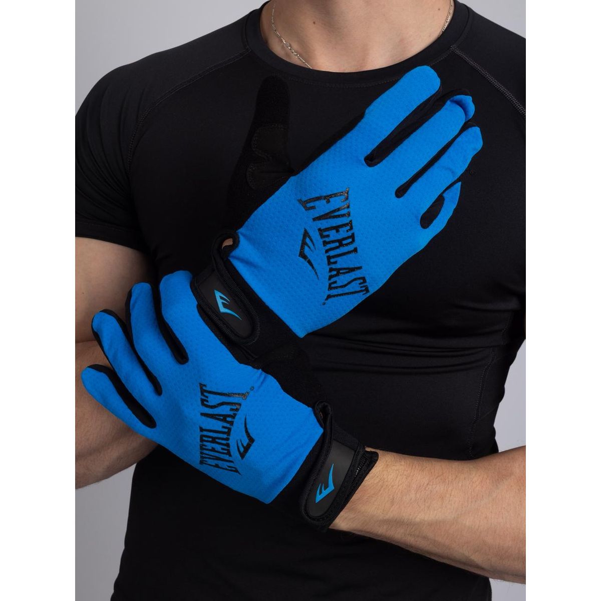 EVERLAST - Guante Crossfit NegroAzul Everlast