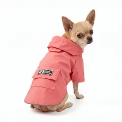 GENERICO - Impermeable para Perritas Pequeñas - Rosado L