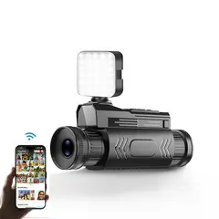 PUREPOWER - Mini Telescopio infrarrojo de 4k con visión nocturna de un solo cilindro Soporte WiFi