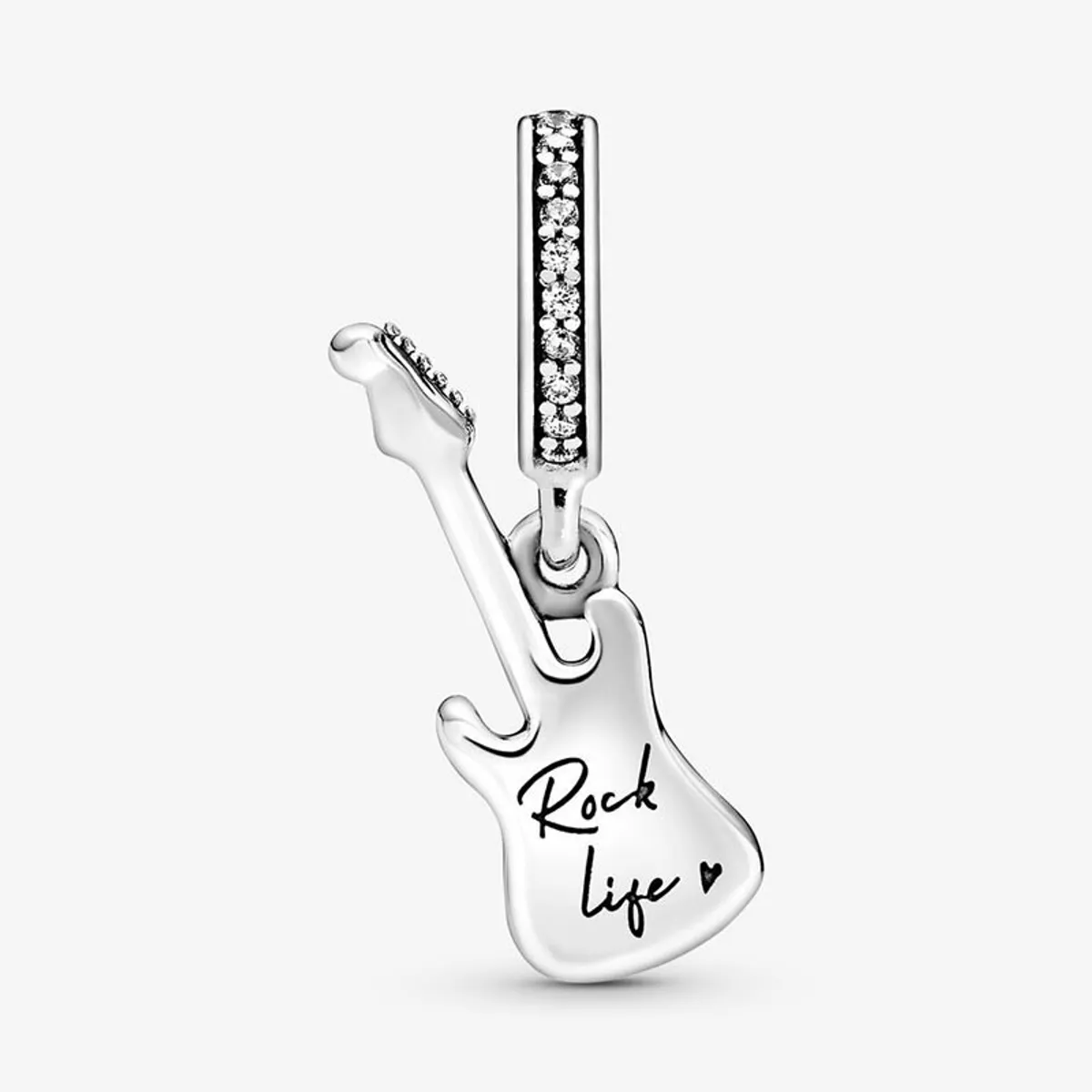 TODOJOYAS - Charm Dije Plata 925 Guitarra Eléctrica