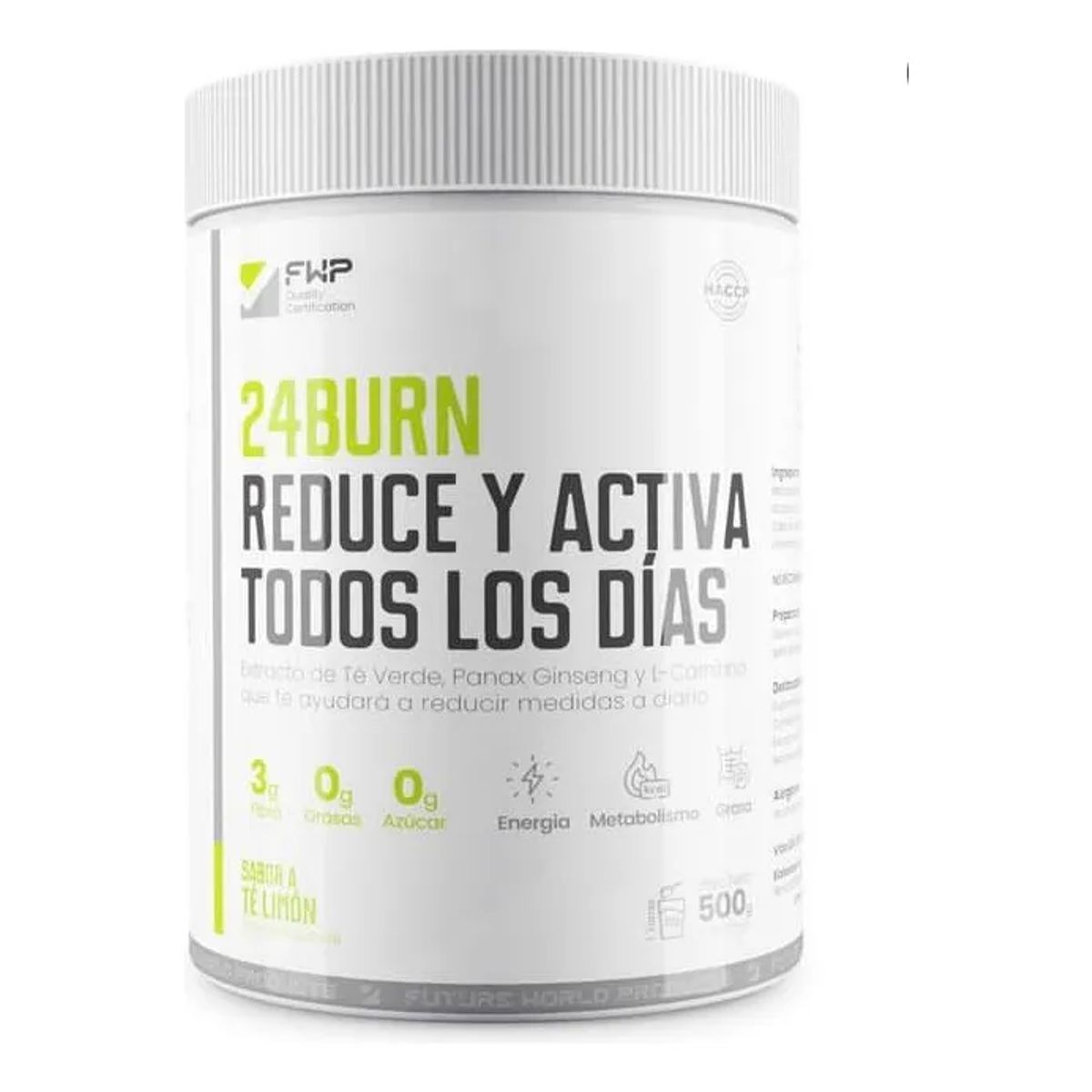 GENERICO - 24burn termogenico sabor limon FWP 500mg