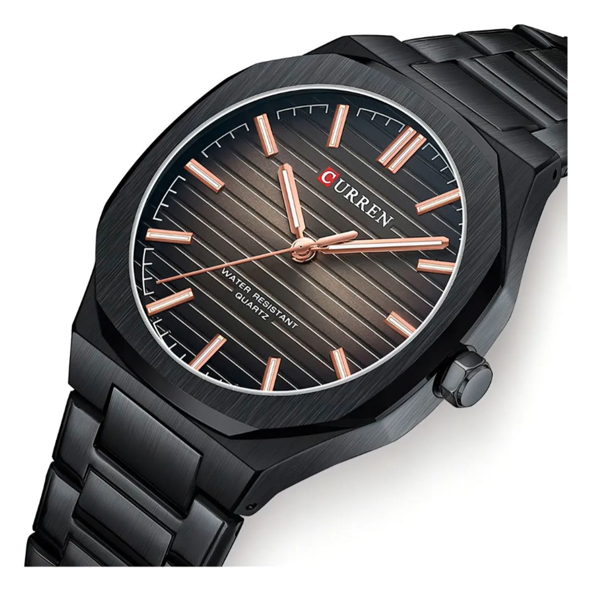 CURREN - Reloj Curren Para Hombre Acero Inoxidable Cuarzo 8456 + Caja