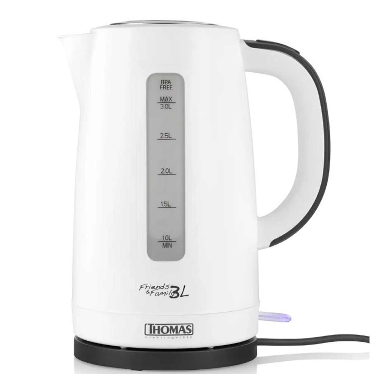 THOMAS - Hervidor de Agua Eléctrico Thomas TH-4351 3 L Blanco