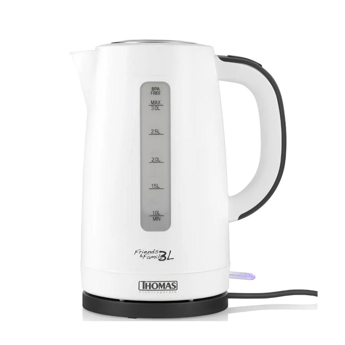 THOMAS - Hervidor de Agua Eléctrico Thomas TH-4351 3 L Blanco