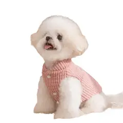 GENERICO - Chaleco para Perritas Pequeñas, Gatas, Cachorros, Suave y Cómodo -Teddy S