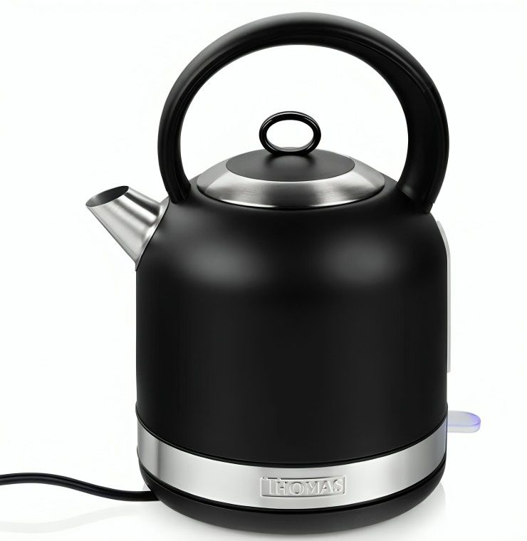 THOMAS Hervidor Electrico 2500ml 2200W Negro Mate TH-6510N