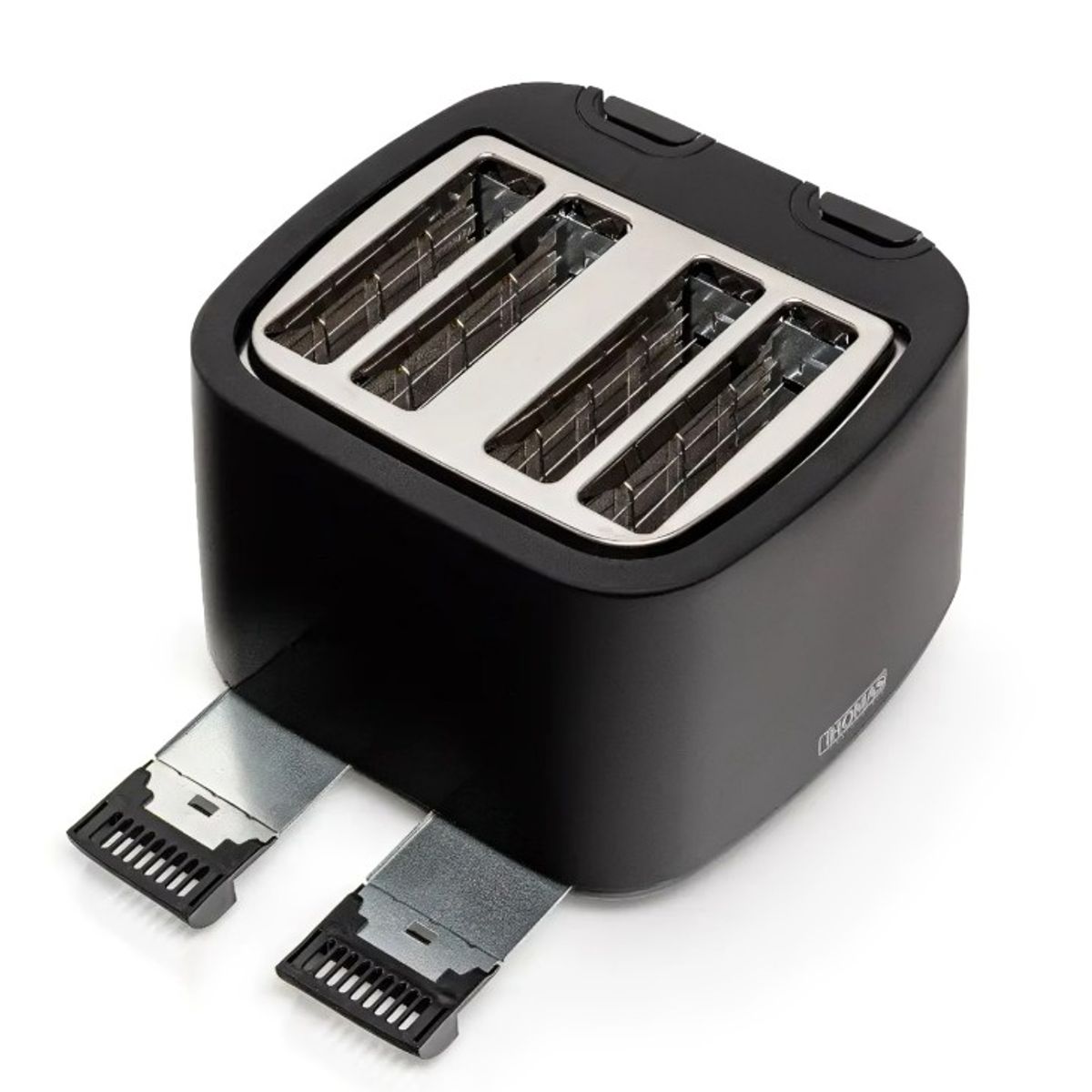 THOMAS - Tostador Eléctrico Thomas Th-126 4 Panes Negro 1500W