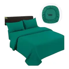 GENERICO - Set De Sabanas 1 Plaza + 1 Funda De Almohada