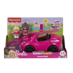 LITTLE PEOPLE - Auto convertible barbie con 2 muñecas