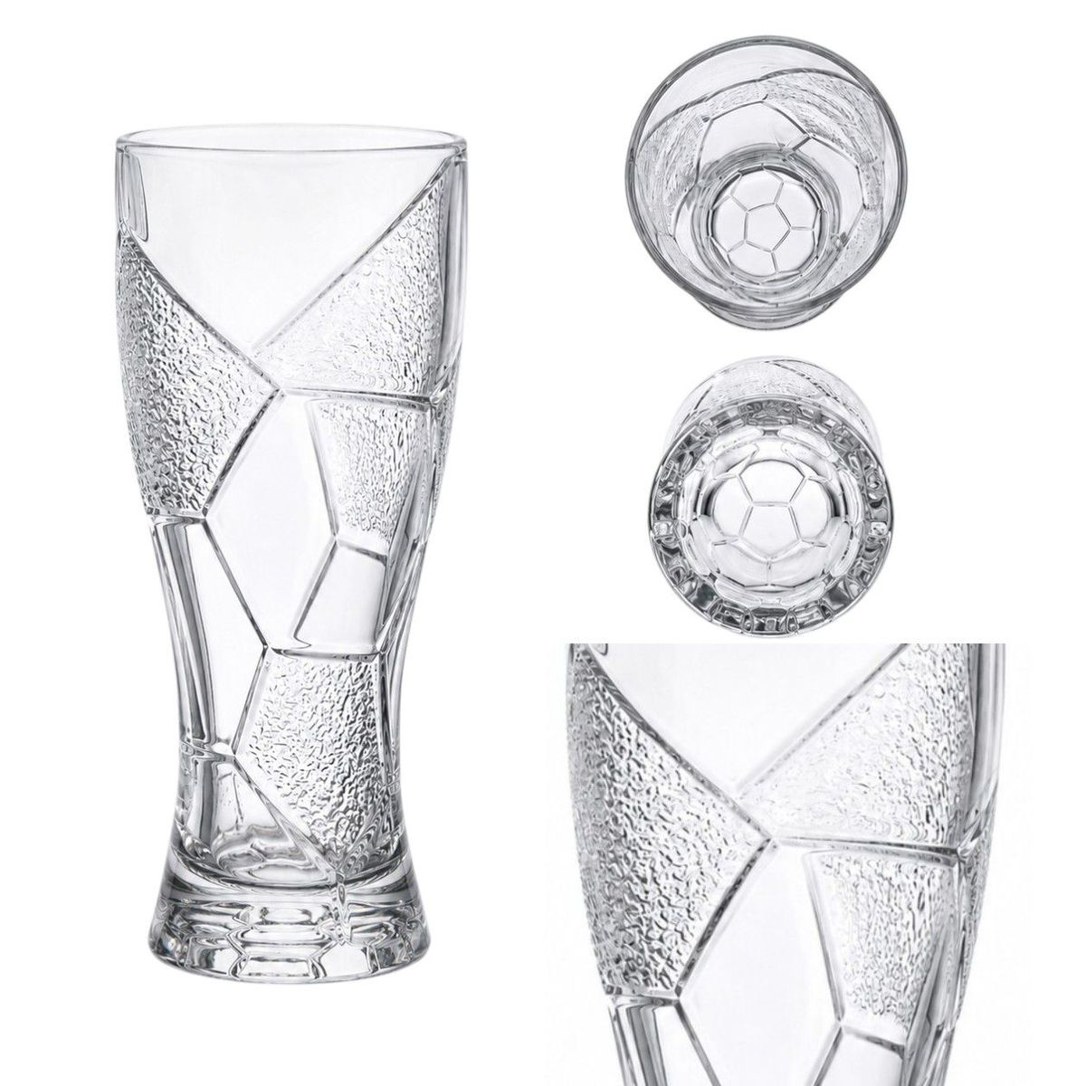 OEM - Vaso Cervecero De Balon Mundial Futbol Vaso De Cerveza Blanco