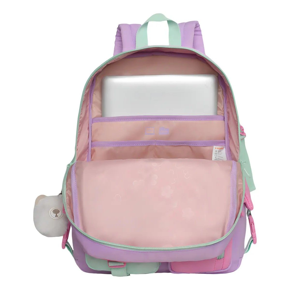 GENERICO - Mochila Mujer  Color Block Pastel Head Rosa BELUG