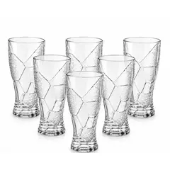 OEM - Pack 6 Vaso Cervecero De Balon Mundial Futbol Cerveza Blanco