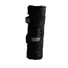 GENERICO - Botas Moto Adventure INTRO 201 Black Cuero 100% Urbano Ruta Touring