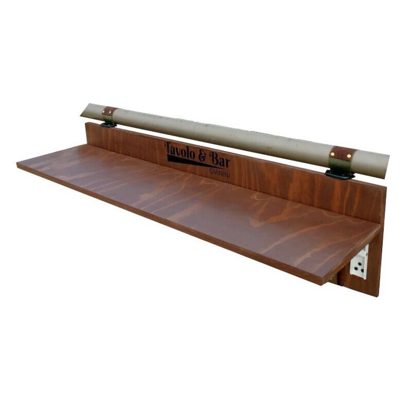 GIANINI - Mesa TavoloBar para baranda de fierro 130cm CR