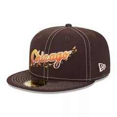 NEW ERA - Jockey Gorra 59Fifty MLB Chicago White Sox Fall Foliage Dark Brown