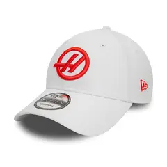 NEW ERA - Jockey Gorra Haas F1 Essential 9FORTY White