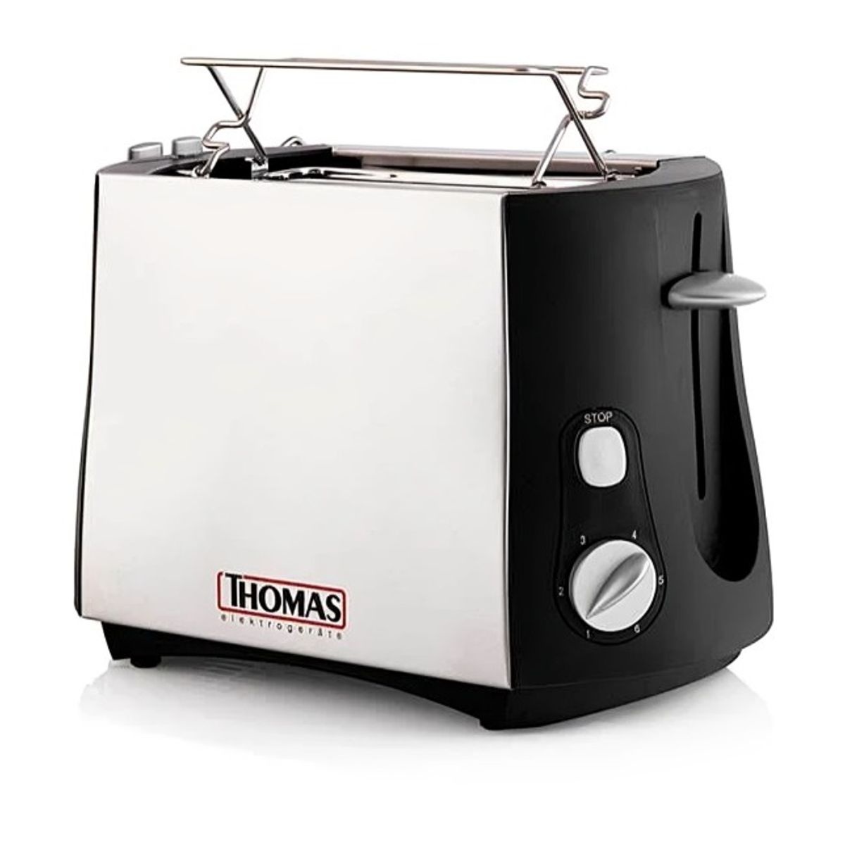 THOMAS - Tostador De Pan Electrico 800W 6N De Tostado TH-120 Thomas