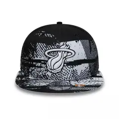 NEW ERA - Jockey Gorra 9Fifty Miami Heat NBA Tip Off Dark Black