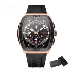 CURREN - Reloj Para Hombre Cronógrafo Cuarzo 8443 + Caja